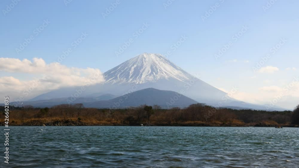 Time-lapse: Fuji Mountain Landscape at Shoji Lake Time-lapse: Fuji Mountain Landscape at Shoji Lake