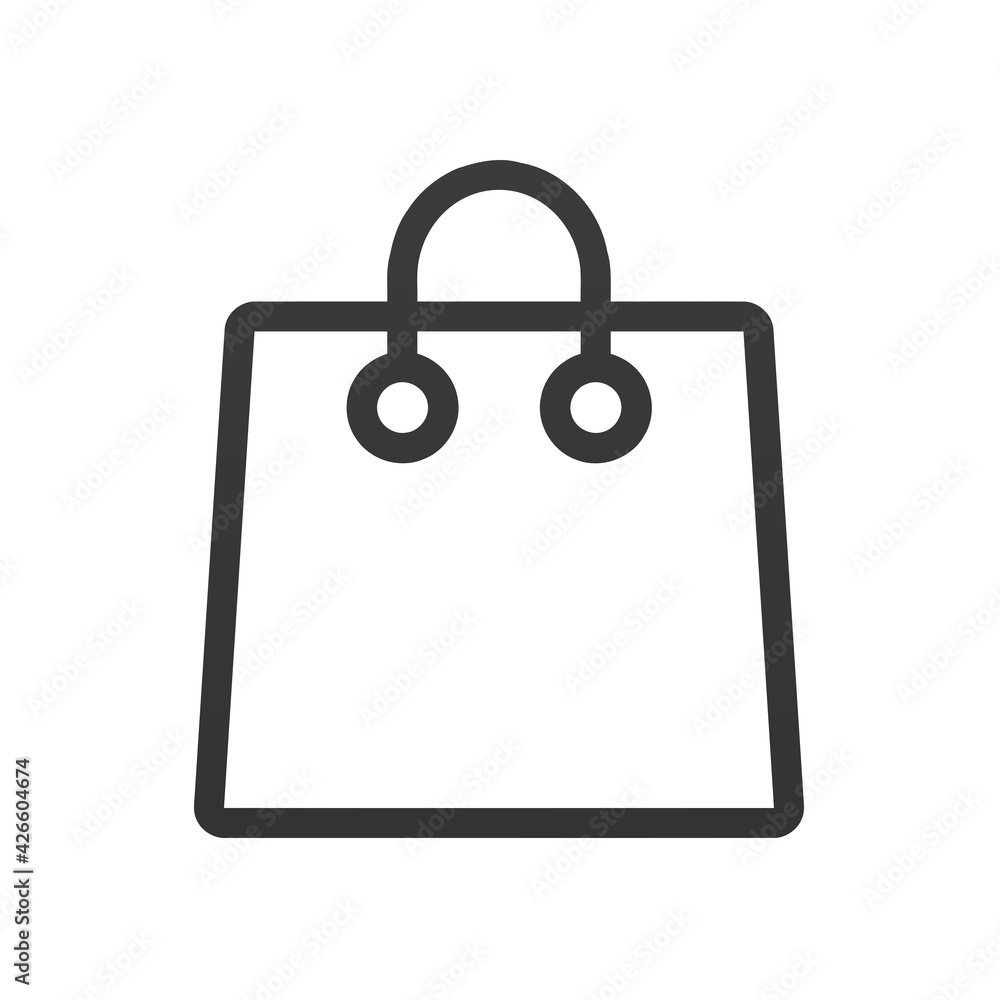 Shopping bag icon. Package symbol. Supermarket sign. Shopping bag icon. Package symbol. Supermarket sign.
