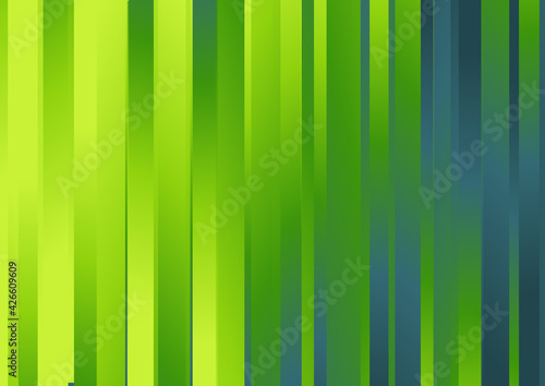 Blue Green and Yellow Gradient Parallel Vertical Stripes Background Vector Art