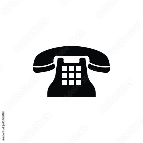 telephone logo  icon design template