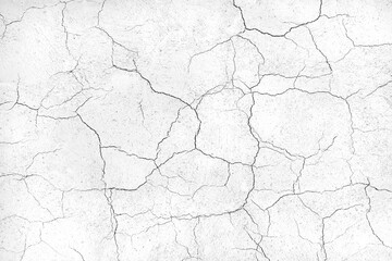 crack concrete white wall or Cement wall background
