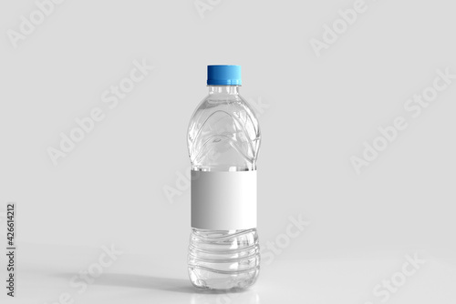 Fresh Water Bottle with Blank Label