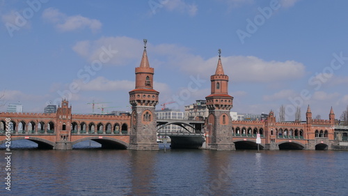 The Oberbaum Bridge in berlin, germany