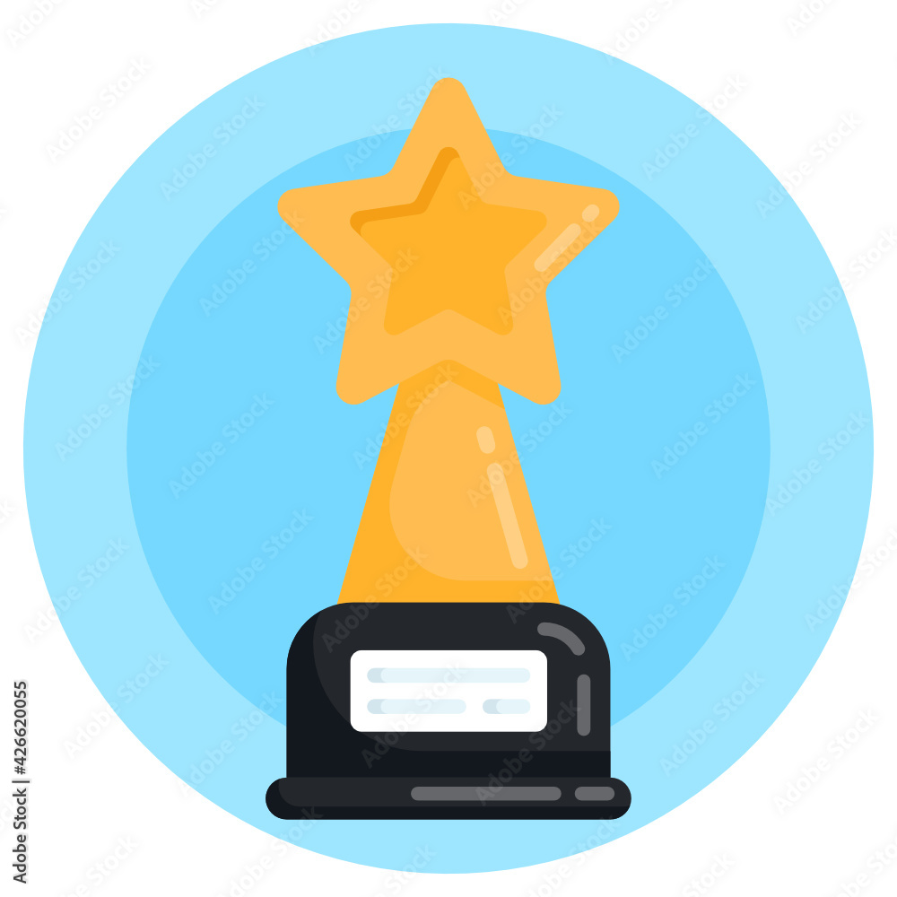 A trendy flat rounded icon of trophy is easy to download
A trendy flat rounded icon of trophy is easy to download