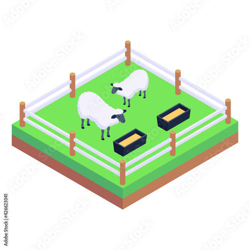 
An animals farm with perfect quality visual

