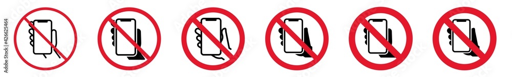 Prohibition Sign Mobile Phone Using Forbidden Icon | Hand Holding Smartphone Prohibition Signs Prohibited Vector Illustration | Cellular Phones Cellphone Prohibition Sign Isolated Prohibition Sign Mobile Phone Using Forbidden Icon | Hand Holding Smartphone Prohibition Signs Prohibited Vector Illustration | Cellular Phones Cellphone Prohibition Sign Isolated