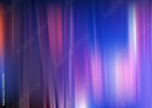 Pink and Blue Abstract Shiny Vertical Stripes Background Vector