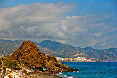 Wallpaper Mural Penoncillo Beach Torrox Costa Nerja Spain Torontodigital.ca