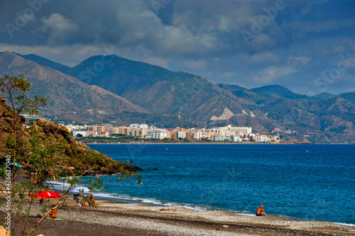 Penoncillo Beach Torrox Costa Nerja Spain photo