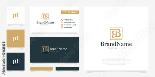 Modern vector logo of letter BB, perfect for beauty, fashion, consulting, etc.