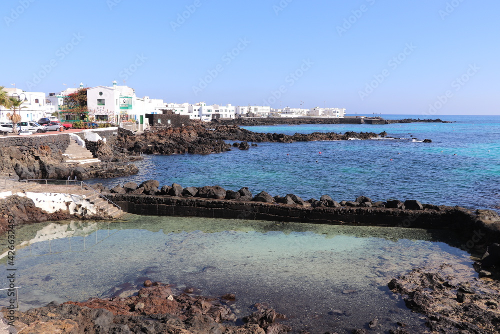 Village Blanc Punta Mujeres Lanzarote îles Canaries Espagne