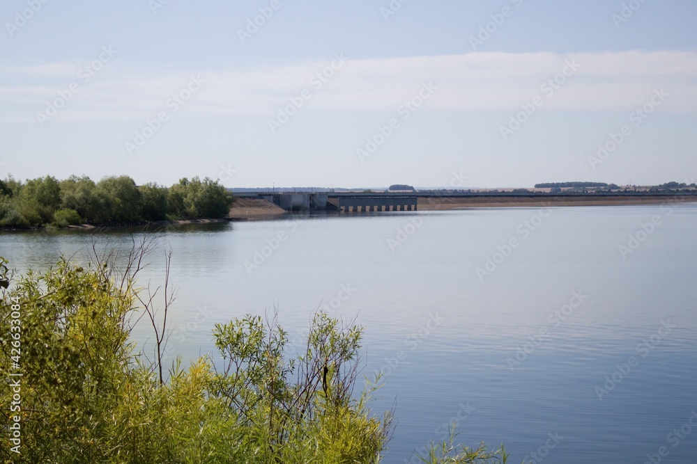With an area of 1338 ha, the Nechranice Reservoir is the fifth largest