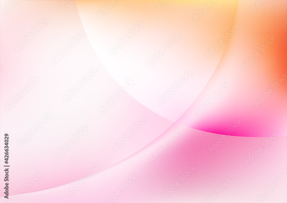 Abstract Orange Pink and White Blurred Gradient Mesh Background Illustrator  Stock Vector | Adobe Stock