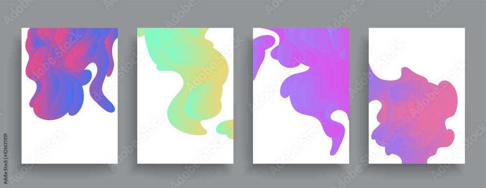 Liquid color background design. Futuristic design posters Liquid color background design. Futuristic design posters