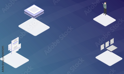 A-Space concept on abstract design