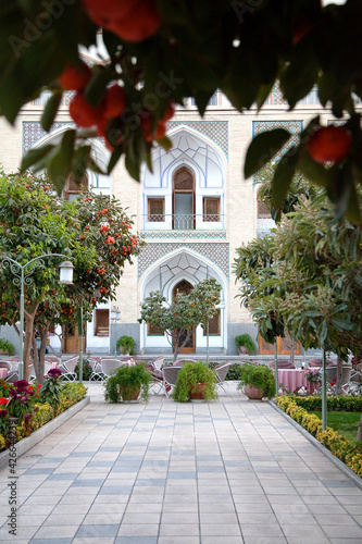 Hotel Abbasi, Persischer Garten, Isfahan, Iran © samaneh