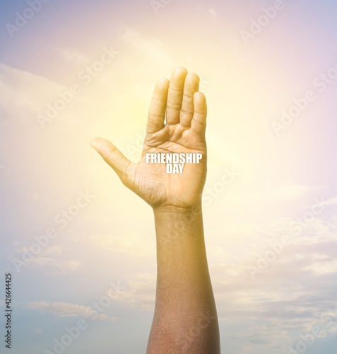 Hand of African-American ma...