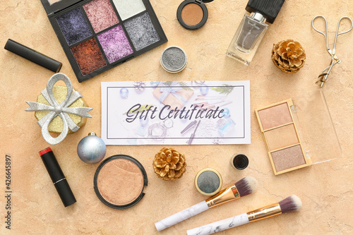 Gift certificate, decorativ...