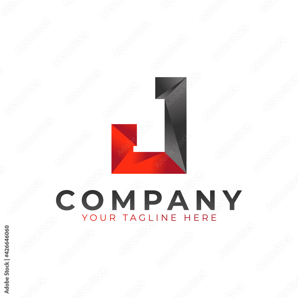 Creative Initial Letter J Logo Design. Black and Red Geometric Arrow Shape Low Poly Style. Usable for Business and Branding Logos. Flat Vector Logo Design Ideas Template Element. Eps10 Vector Creative Initial Letter J Logo Design. Black and Red Geometric Arrow Shape Low Poly Style. Usable for Business and Branding Logos. Flat Vector Logo Design Ideas Template Element. Eps10 Vector