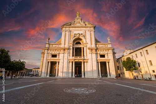 Basilica porziuncola a santa maria degli angeli, umbria photo