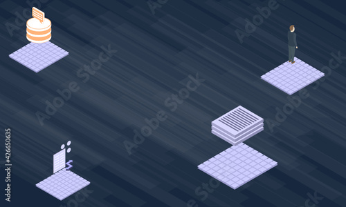 recommender systems concept on abstract design