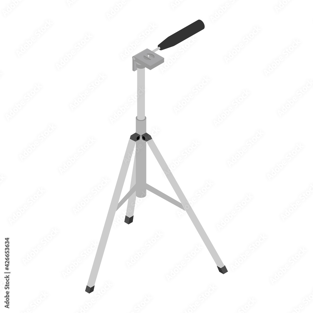Tripod isolated on white background. Tripod isolated on white background.