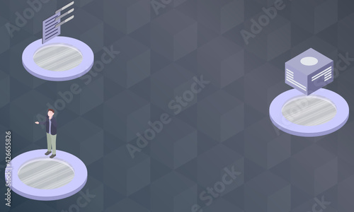 Allotment concept on abstract design
