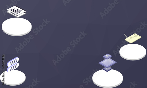gardening concept on abstract design