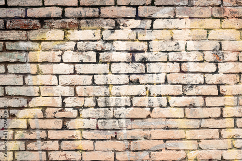 Old brick wall background texture art
