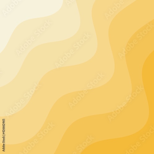 Yellow gradient background. Organic shape. Abstract background. Vector geometric elements. Yellow wave background. Yellow wallpaper.