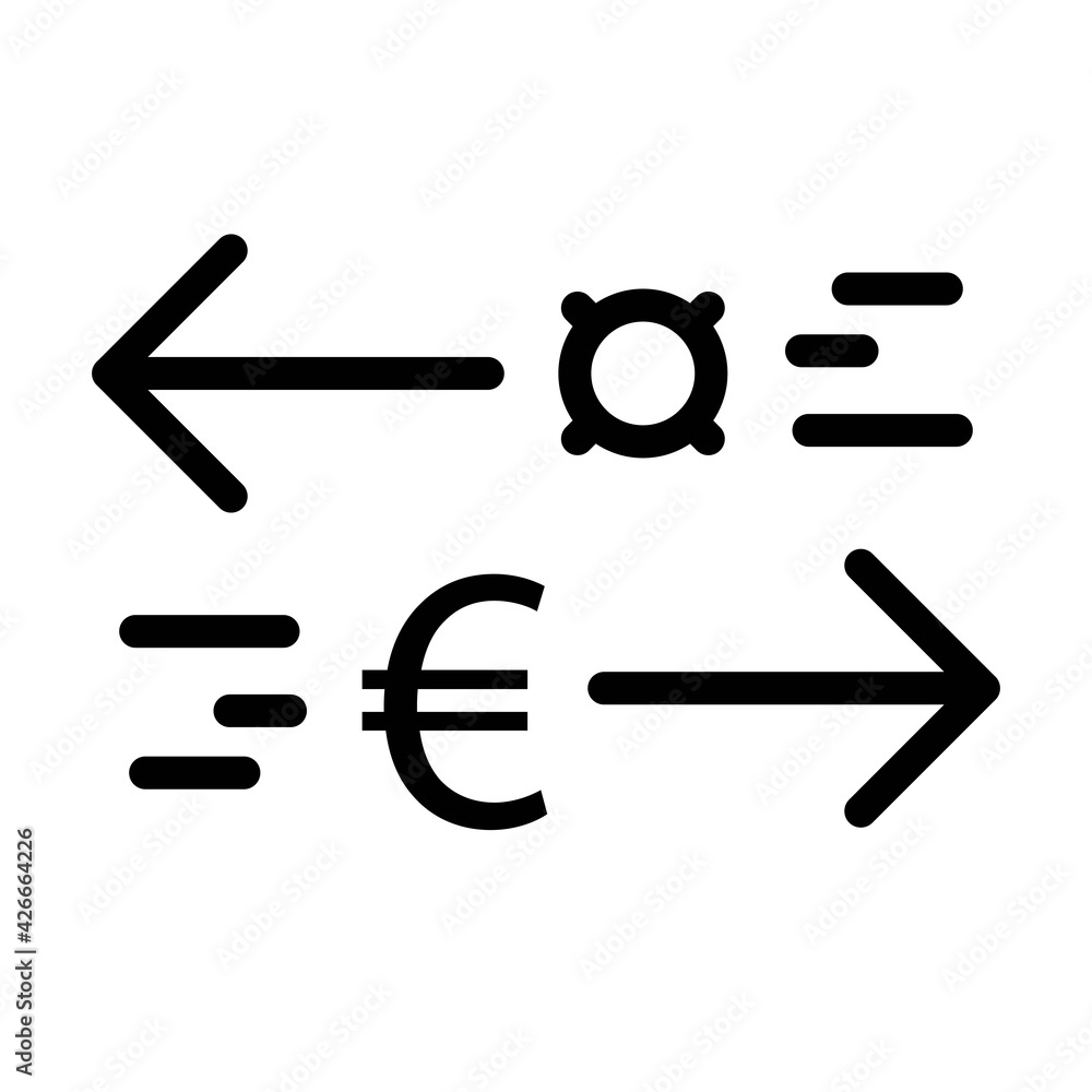 Сurrency sign or currency exchange thin black line icon. Trendy flat linear isolated symbol, can be used for: illustration, outline, logo, mobile, app, emblem, design, web, site, ui, ux. Vector EPS 10 Сurrency sign or currency exchange thin black line icon. Trendy flat linear isolated symbol, can be used for: illustration, outline, logo, mobile, app, emblem, design, web, site, ui, ux. Vector EPS 10