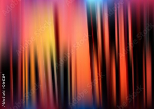 Abstract Pink Red and Blue Shiny Vertical Stripes Background Vector