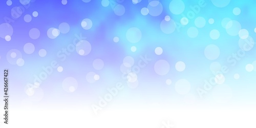 Light BLUE vector pattern with circles.