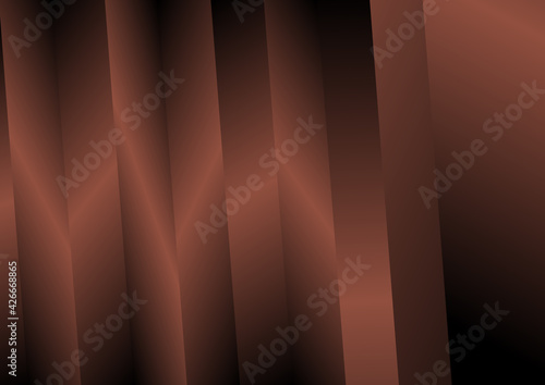 Vertical Stripes Black and Brown Gradient Background Vector Art