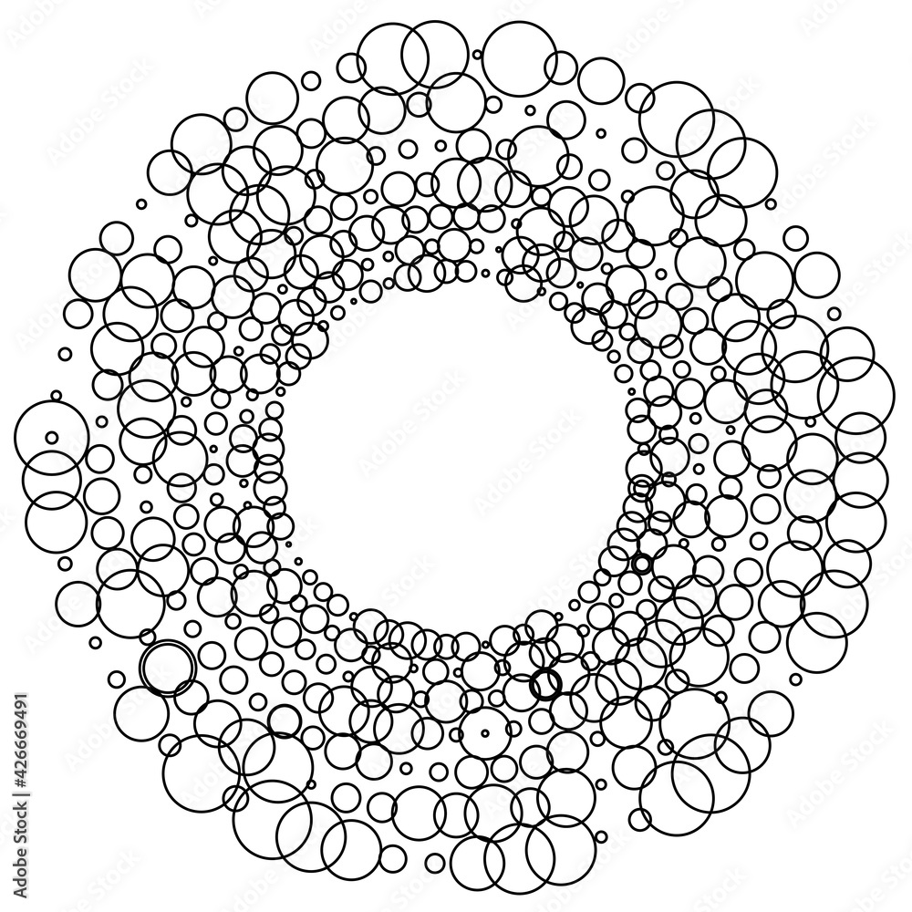 Design elements symbol Editable icon Halftone hexsagon dot pattern on white background. Vector