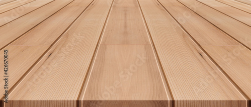 Empty wooden top table background