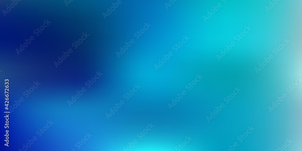 Obraz premium Light blue vector gradient blur layout.