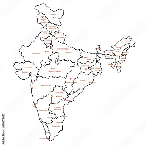 7 steps to draw india map drawing - Maharashtra Times-saigonsouth.com.vn
