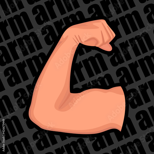 Image of a human limb for various websites, flyers, posters, and more. Arm.