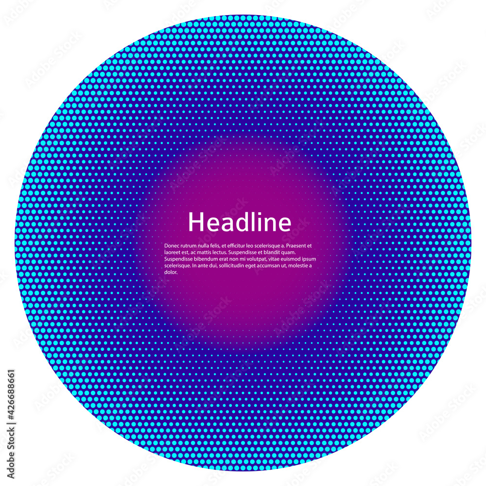 Vector 80s Retro Style Striped Shape. Art Bright attractive style logo template. Minimal vaporwave synthwave style background. Neon circle with pink and blue. Synthwave Vector illustration EPS10 Vector 80s Retro Style Striped Shape. Art Bright attractive style logo template. Minimal vaporwave synthwave style background. Neon circle with pink and blue. Synthwave Vector illustration EPS10