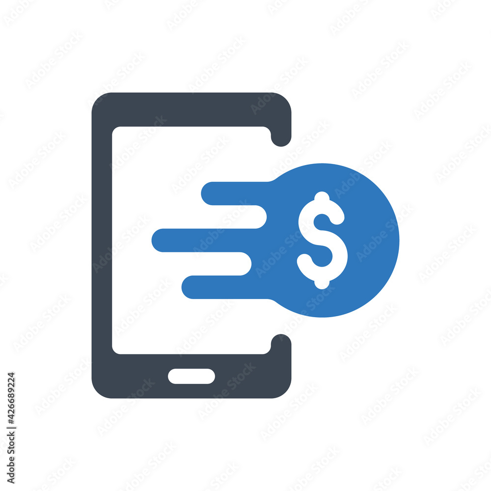 Mobile Payment send icon Mobile Payment send icon
