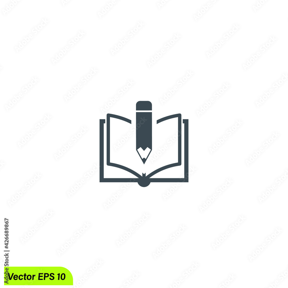 book logo template simple design element book logo template simple design element