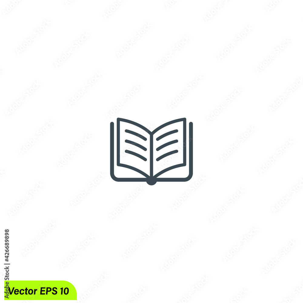 book logo template simple design element book logo template simple design element