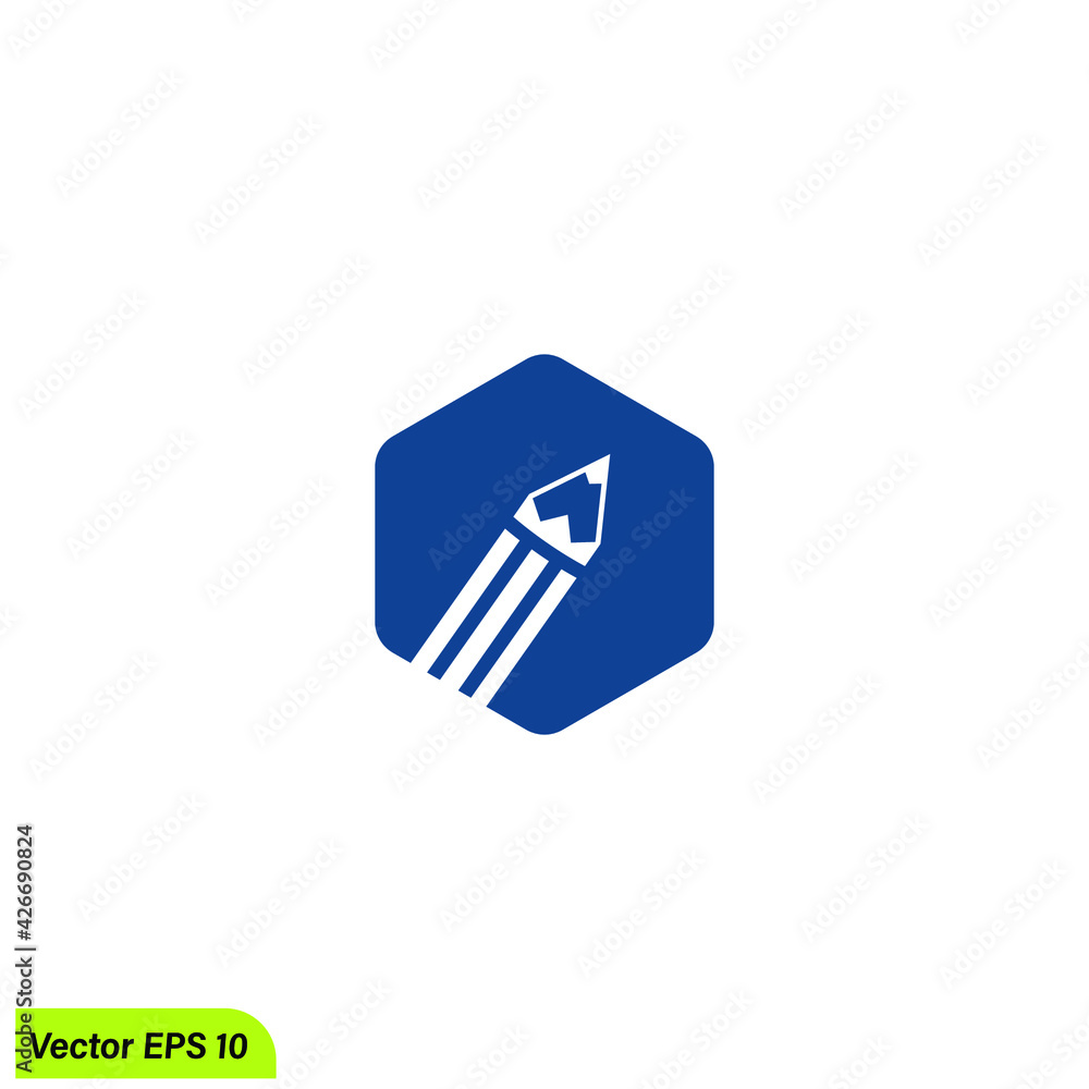 pen icon education symbol simple design element pen icon education symbol simple design element