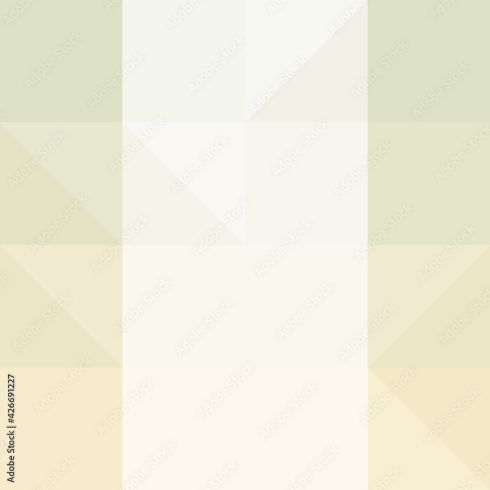 Naklejka premium Abstract color Low-Polygones Generative Art background illustration