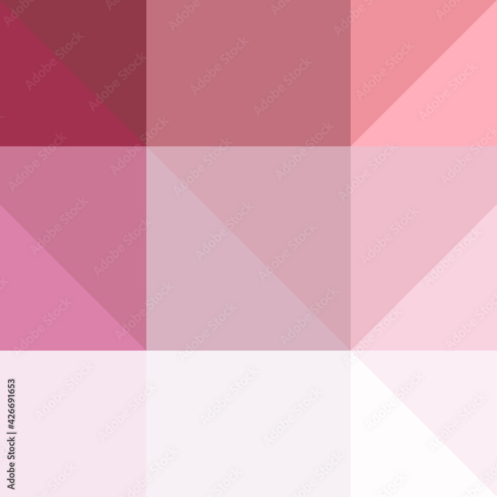 Fototapeta premium Abstract color Low-Polygones Generative Art background illustration