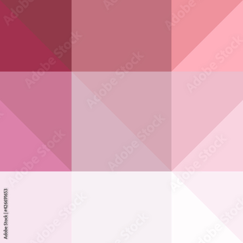 Abstract color Low-Polygones Generative Art background illustration