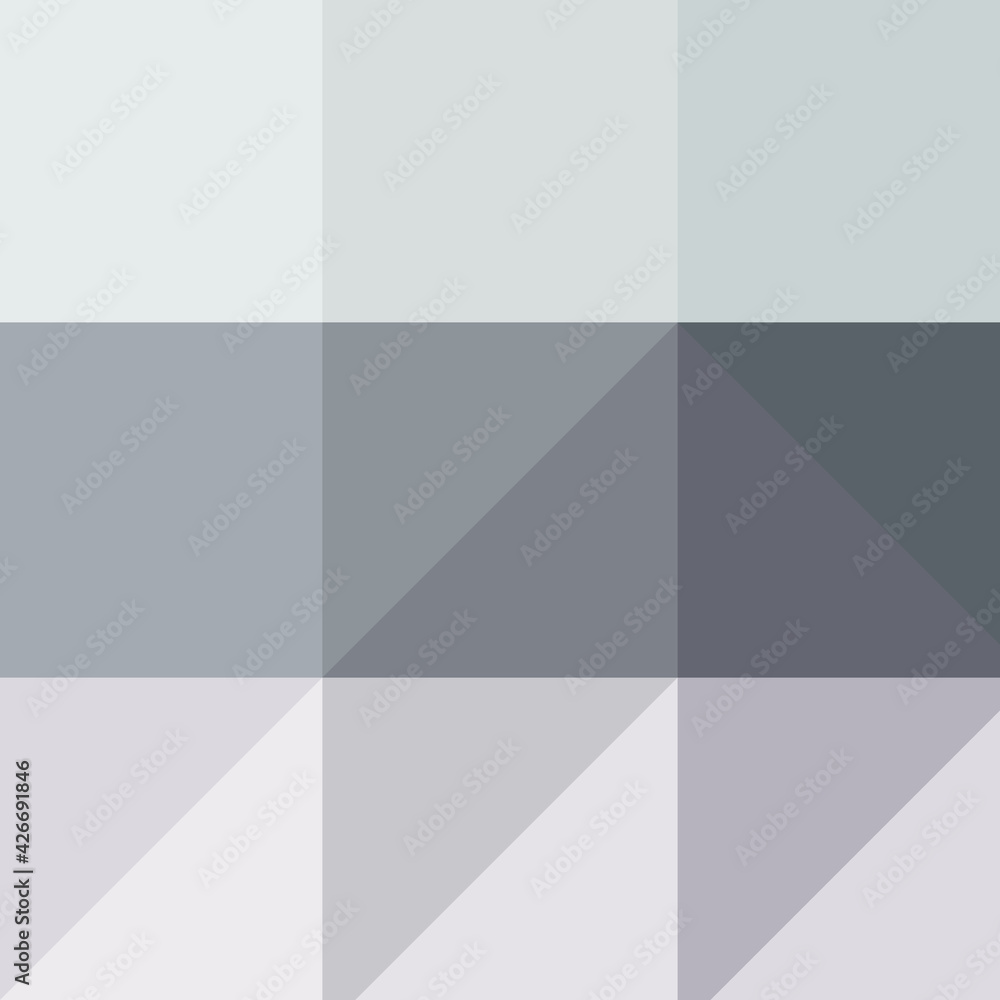 Fototapeta premium Abstract color Low-Polygones Generative Art background illustration