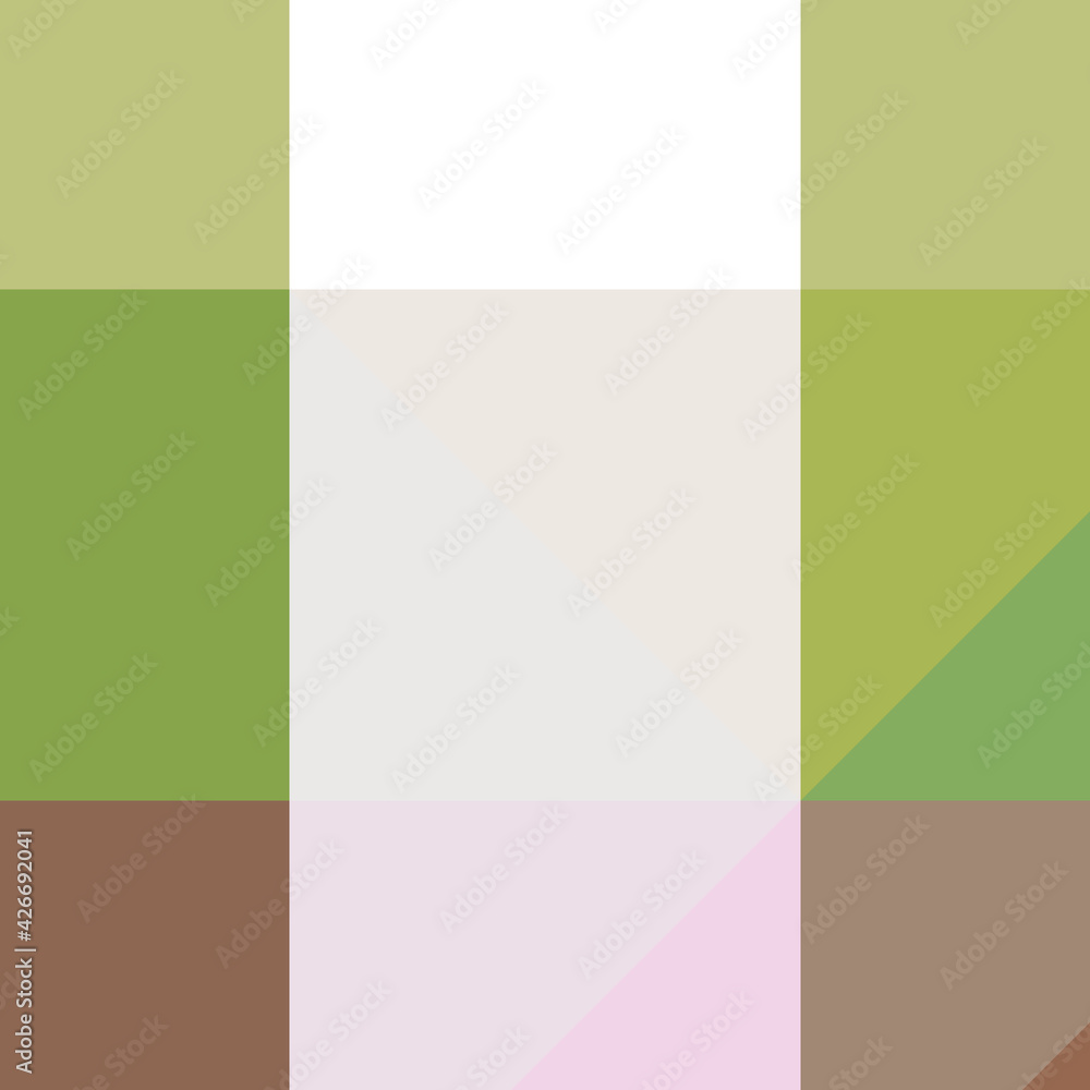 Fototapeta premium Abstract color Low-Polygones Generative Art background illustration