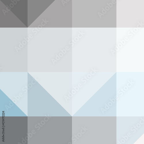 Abstract color Low-Polygones Generative Art background illustration